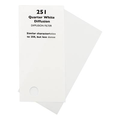 Diffusion 251 Filtru difuzie 251 Quarter White Diffusion 0.50m x 1,20m - Chris James
