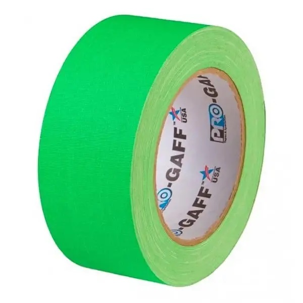 Gaffer Tape Fluorescent Green 48mm x 25m Pro Gaff