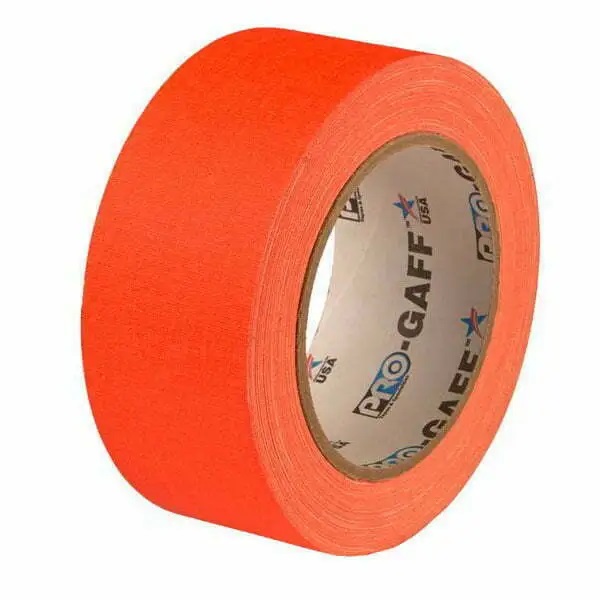 Gaffer Tape Fluorescent Orange 48mm x 25m Pro Gaff