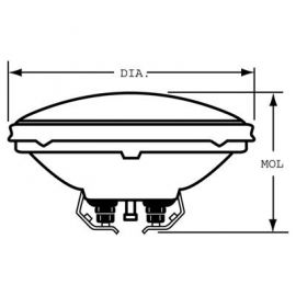 41667 650W 120V MFL Srew DWE PAR36