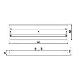 Lampa cu ultraviolete UVC 2 x 30W - DIRECT II 