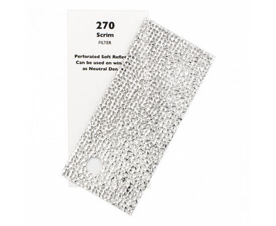 270 Scrim BLACK & SILVER -  7,62m x 1,22m