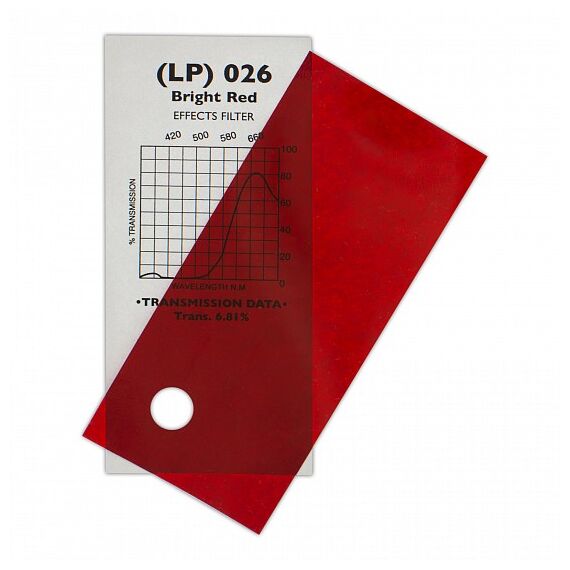 026 Bright Red -  7,62m x 1,22m